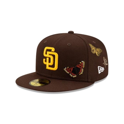 Sapca New Era San Diego Padres MLB x Felt 59FIFTY Fitted - Maro